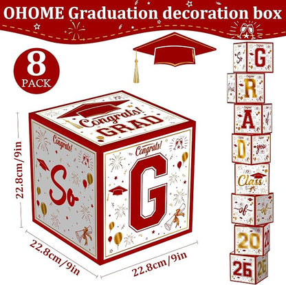 OHOME 8 Pack Graduation Decorations 2026 2027 - Image 2