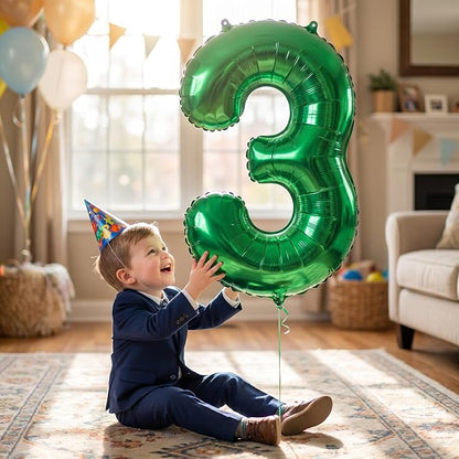 YPSelected 32 Inch Large Foil Helium Number Balloon Birthday Wedding Party 0-9 - Image 2