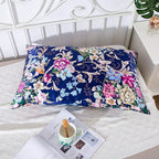 SLPBABY Silk Pillowcase for Hair and Skin with Hidden Zipper Print (Standard, Pattern4)