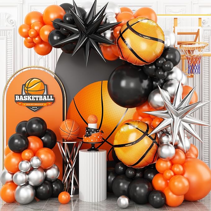 Basketball Balloons Arch Kit by Adorely