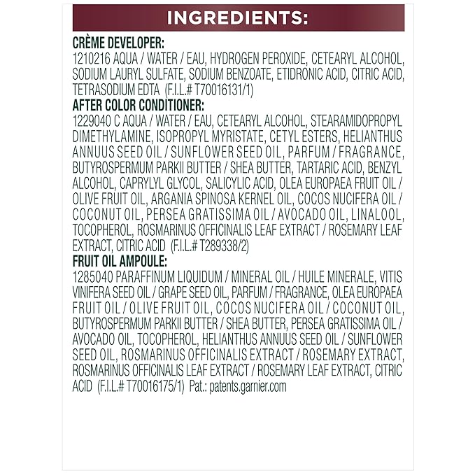 Garnier Hair Color Nutrisse Ultra Color Nourishing Creme, BR2 Dark Intense Burgundy (Passion Fruit) Red Permanent Hair Dye, 2 Count (Packaging May Vary)