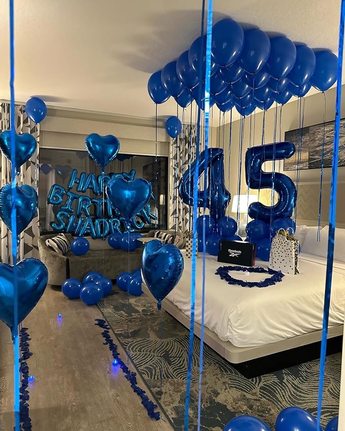 Navy Blue 50 Balloon - Image 2