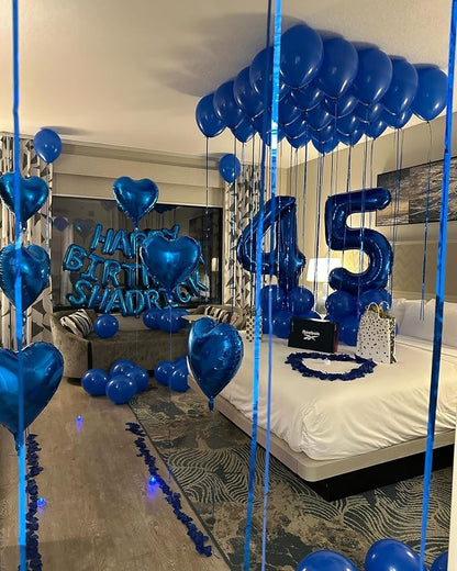 Navy Blue 50 Balloon - Image 2