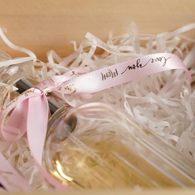 Pink Ribbon for Gift Wrapping Thank You Just for You Ribbon Mothers Day Gift - Image 6