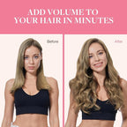 GOO GOO Clip in Hair Extensions Real Human Hair, Remy Human Hair Extensions Clip ins for Women, Natural Human Hair, 22inch 110g 7Pcs, 7 Bronde