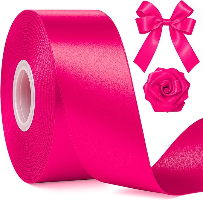1 1/2In 30Yards Rose Red Ribbon by Fullive