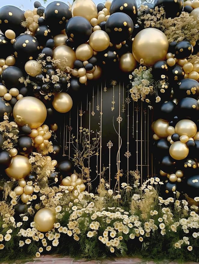 100pcs 12inch Black Balloons - Image 4