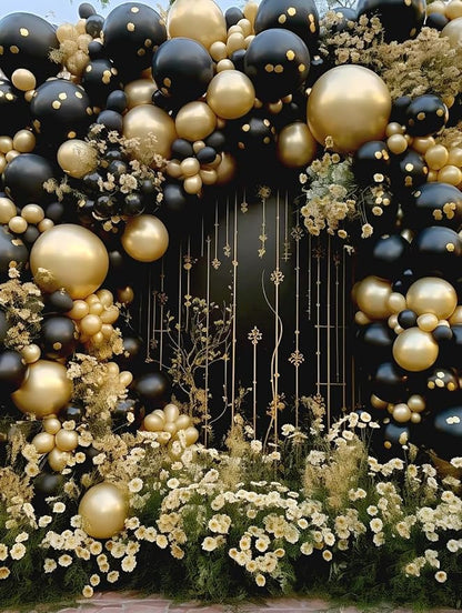 100pcs 12inch Black Balloons - Image 4