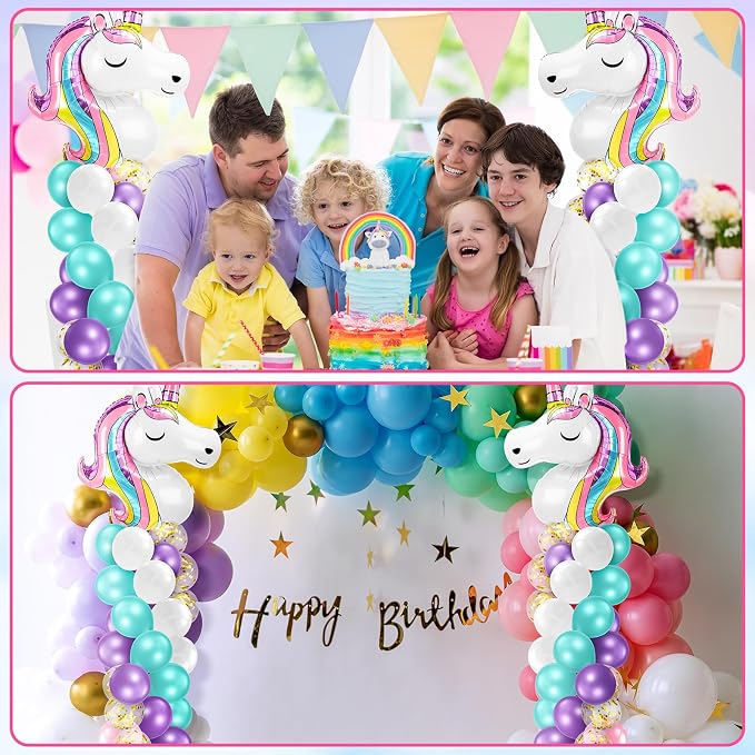 Kasyat 2 Set Unicorn Party Balloon Column Stand Kit - Image 7