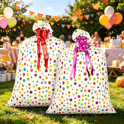 2 Pcs Large Gift Bags Oversized Plastic Storage Bags 48"x 36" - Image 7