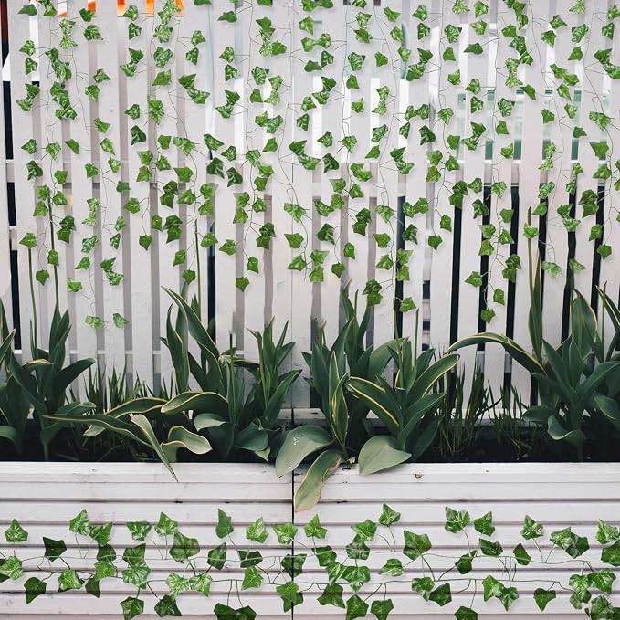 ARTKAIKE Fake Vines for Room Decor Aesthetic Artificial Plant Ivy Leaves - Image 7