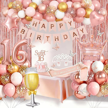 Amandir Sweet 16th Birthday Decorations by Amandir