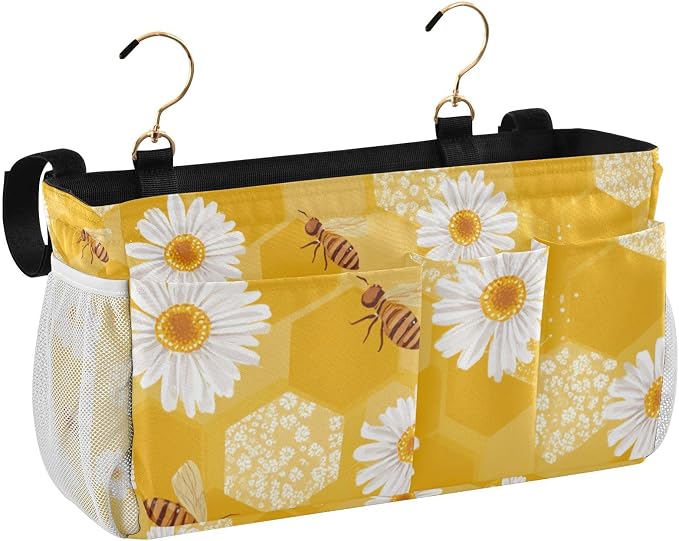 Bedside Caddy Hanging Bunk Bed Caddy Bed Organizer Hanging Pocket - Image 2