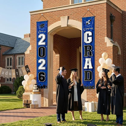 OLANRUN 2026 Graduation Decorations, Graduation Banner Blue Class of 2026 - Image 4