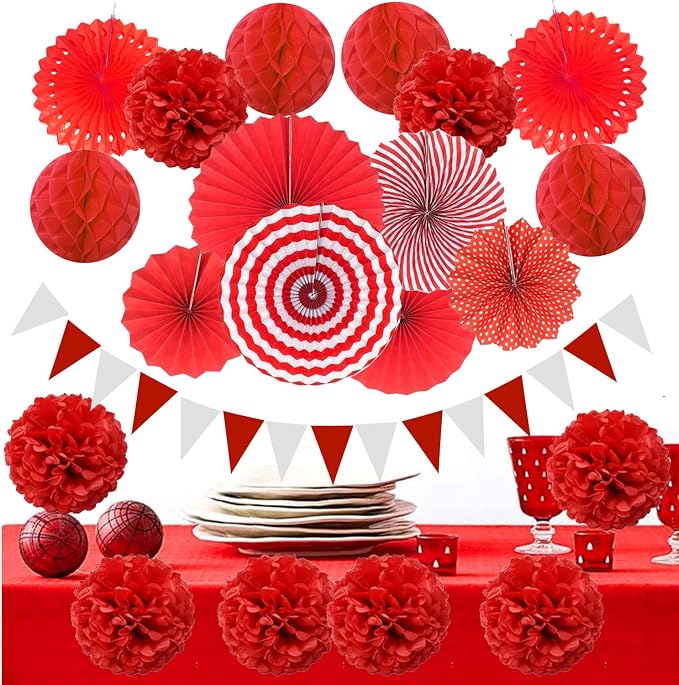 Party Decoration, Garlands String and Triangle Bunting Flags - Image 6