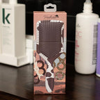 FRAMAR Paddle Hair Brush Detangler, Detangling Hairbrush For Women, Wet Hair Brush For Girls, Hair Detangler Brush, Wet Hairbrush, Hairbrushes, Girls Hairbrush Detangler, Reduces Frizz – Cow Print