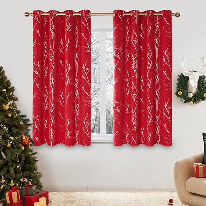 Deconovo Living Room Curtains 63 Inches Long, Thermal Insulated, Room Darkening by Unknown