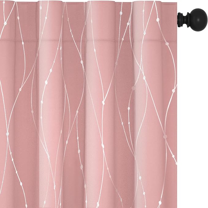 Deconovo Blackout Back Tab Curtains by Unknown