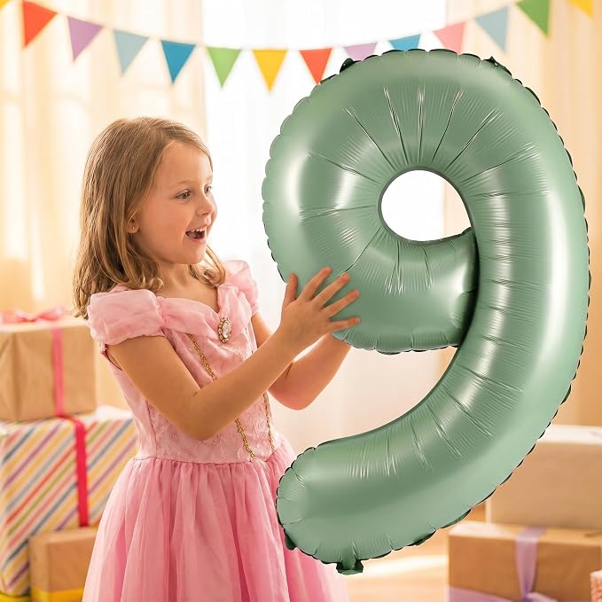 YPSelected 32 Inch Large Foil Helium Number Balloon Birthday Wedding Party 0-9 - Image 2