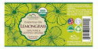 US Organic 100% Pure Lemongrass Essential Oil, USDA Certified Organic, Extracted by Steam Distillation Method, for Hair, Nail Polish Remover, Bees Attraction, and More. 30 ml, Value 2 Pack