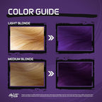 Splat Lusty Lavender Semi Permanent Hair Dye Kit with Bleach, 1 Application, Includes Purple Hair Dye, Oxide & Bleach Powder, Vegan & Cruelty Free Hair Color