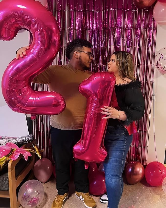 Hot Pink 12 Balloon - Image 8