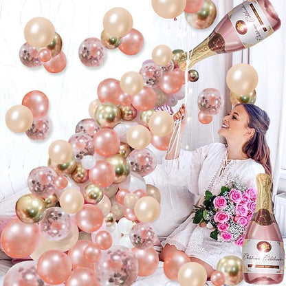 Rose Gold Balloons, Baby Shower, Engagement, Bridal Shower, Princess Party - Image 5