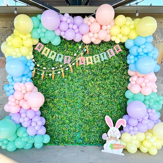 135pcs Pastel Balloons Different Sizes 18" 12" 10" 5" Macaron Latex Balloon - Image 4
