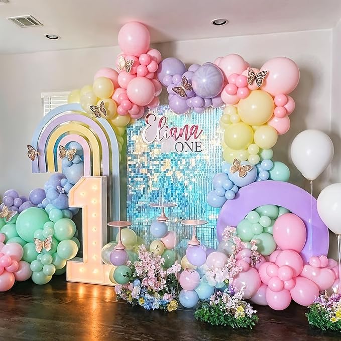 Pastel Balloons, Pastel Color Ice Cream Balloon - Image 3