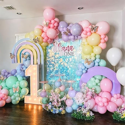 Pastel Balloons, Pastel Color Ice Cream Balloon - Image 3
