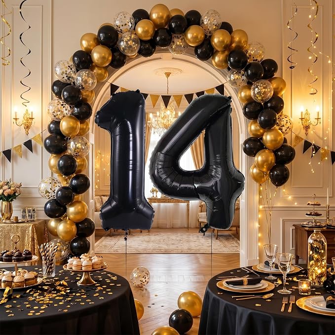 YPSelected 32 Inch Large Foil Helium Number Balloon Birthday Wedding Party 0-9 - Image 3