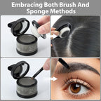 2 Pack Hairline Powder for Women and Men, Used to Root Touch Up Hair Color, Thinning and Gray Hair Coverage and Bald Spots Coverage, Gray