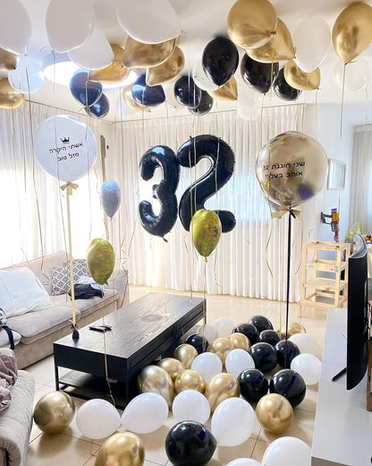 Black 3 Balloon - Image 2