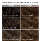Madison Reed Radiant Hair Color Kit - 6NAV Medium Cool Brown (Siena Brown), Dimensional Gray Hair Blending Permanent Hair Dye, PPD-Free & Ammonia-Free, 2 Pack