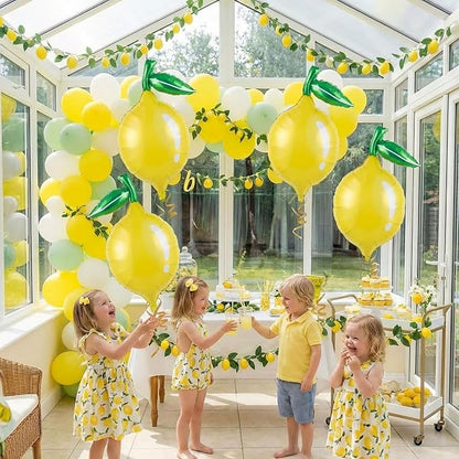 Lemon foil Balloons Summer lemonade - Image 3