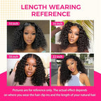 Lashey Clip in Hair Extensions 110g 7pcs Deep Wave Seamless Clip in Hair Extensions Human Hair 14 Inch Natual Black Thick Human Hair Clip ins Extensions for Women