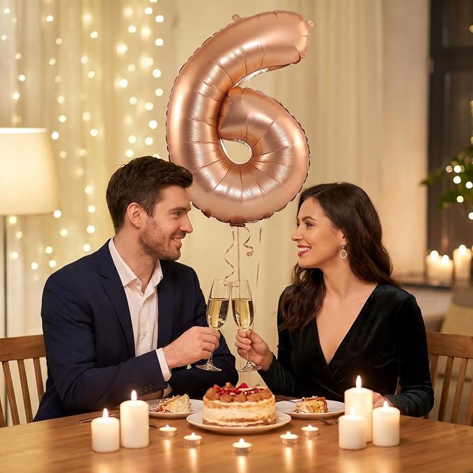YPSelected 32 Inch Large Foil Helium Number Balloon Birthday Wedding Party 0-9 - Image 3