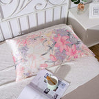 SLPBABY Silk Pillowcase for Hair and Skin with Hidden Zipper Print (King, Pattern15)