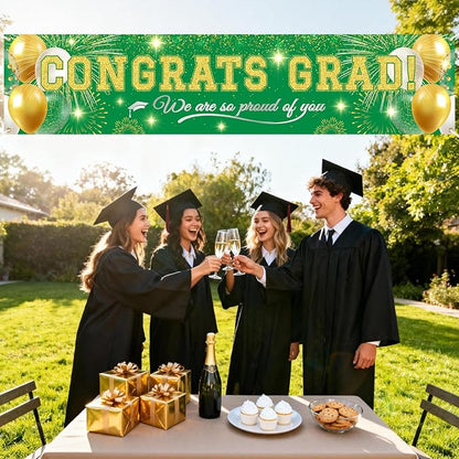 Class of 2026 Graduation Banner, Congrats Grad Yard Sign Outdoor Decoration - Image 6