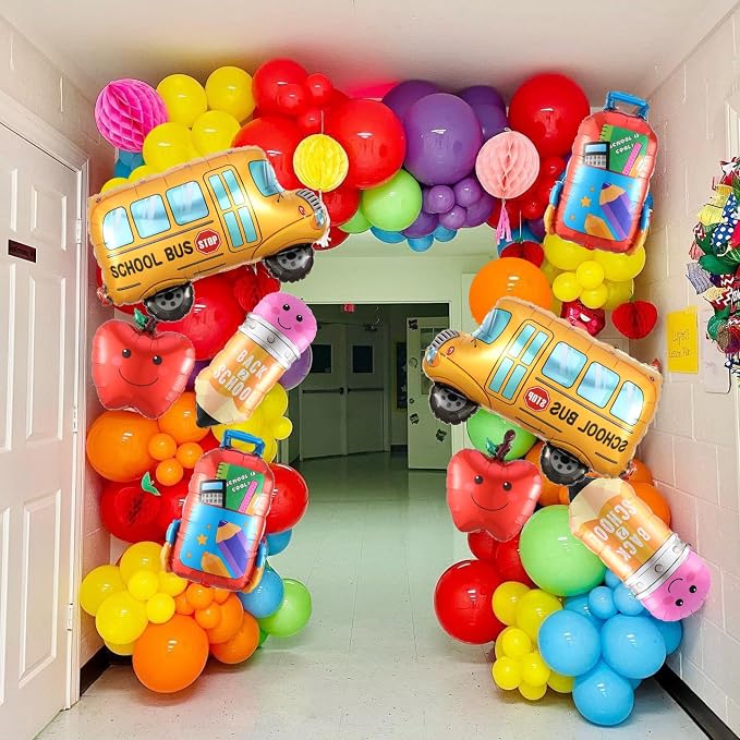 Back To School Balloon Arch Garland Kit, First Day of School Decorations | - Image 6