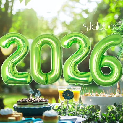 40 Inch Green Number 0 Balloon Lime Big Large Helium Number 0-9 | Giant Digital - Image 5