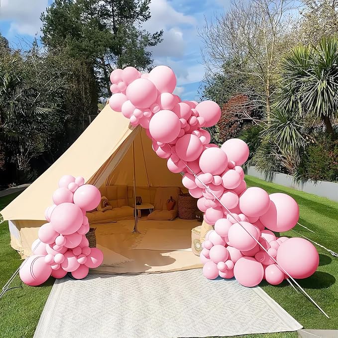 200 Pieces Light Pink Balloons Pastel Pink Balloons Garland Kit Baby Pink - Image 4