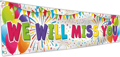 We Will Miss You Banner by Bravita