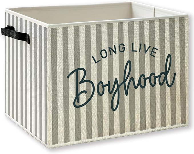 Boy Nursery Foldable Storage Bins Box by KSDUT