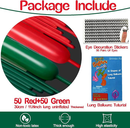 260 Balloons Red Green - Image 2