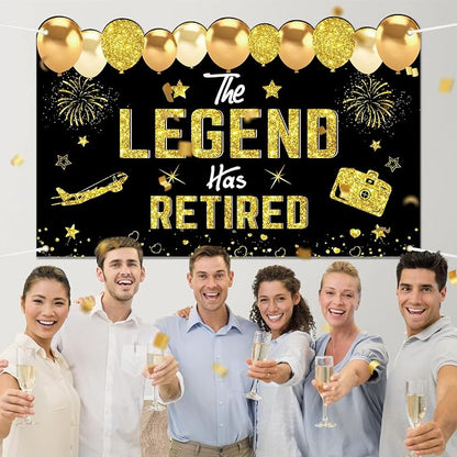 Retirement Party Decorations, Retirement Banner - Image 6