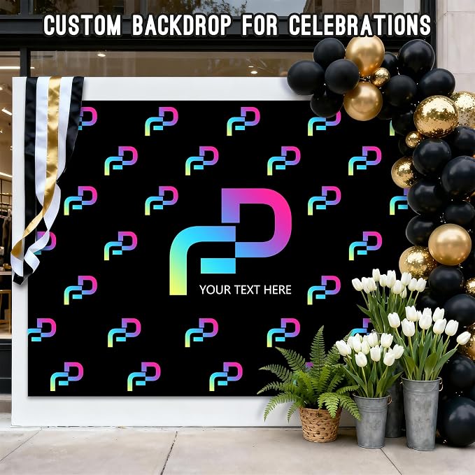 Custom Backdrop 7x5 Ft, Personalized Step and Repeat Backdrop - Image 5