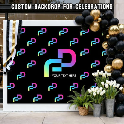 Custom Backdrop 7x5 Ft, Personalized Step and Repeat Backdrop - Image 5