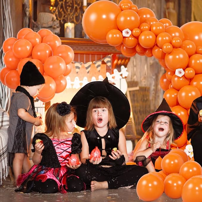 104pcs Orange Balloons Garland Arch Kit Different Sizes 18/12/10/5 Inch | - Image 3