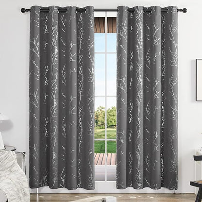 Deconovo Living Room Curtains 84 Inches Long, Thermal Insulated, Room Darkening - Image 2